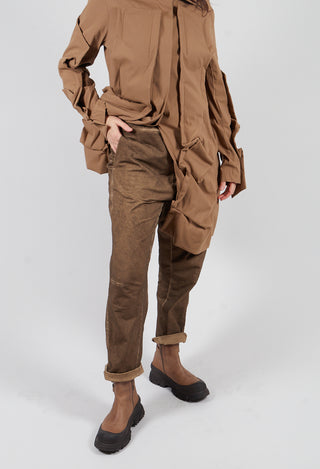 Jogger Trouser in Camel Cloud