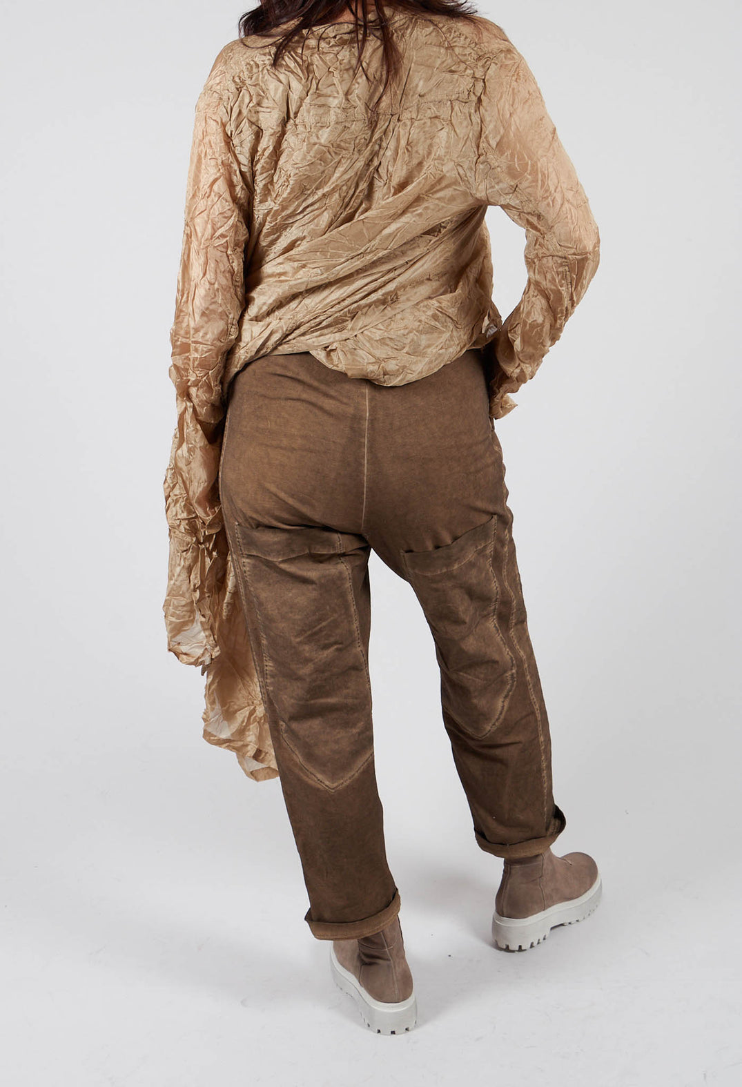 Jogger Trouser in Camel Cloud