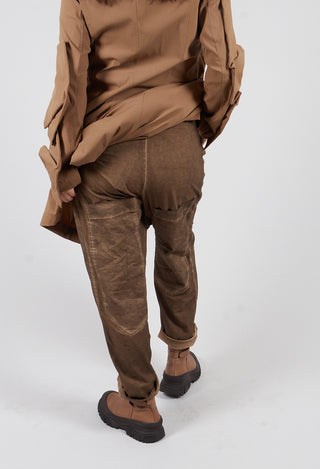 Jogger Trouser in Camel Cloud