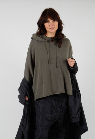 Relaxed Fit Hooded Jumper in Camp