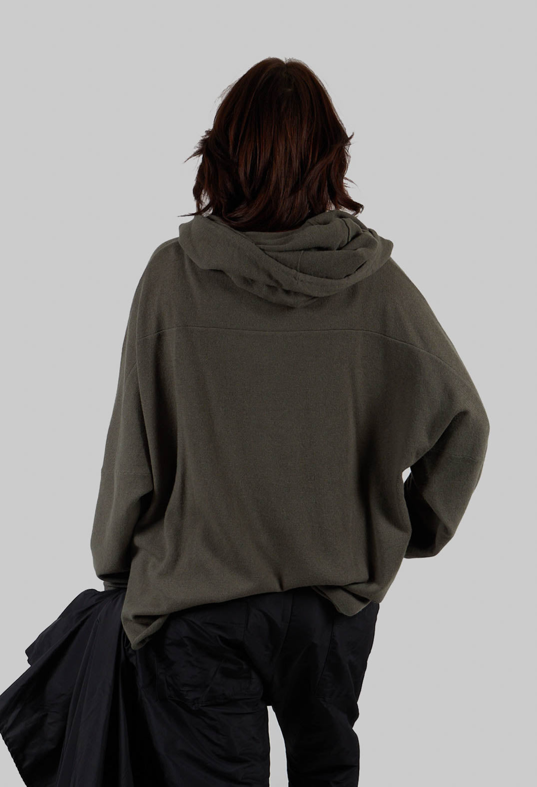 Relaxed Fit Hooded Jumper in Camp