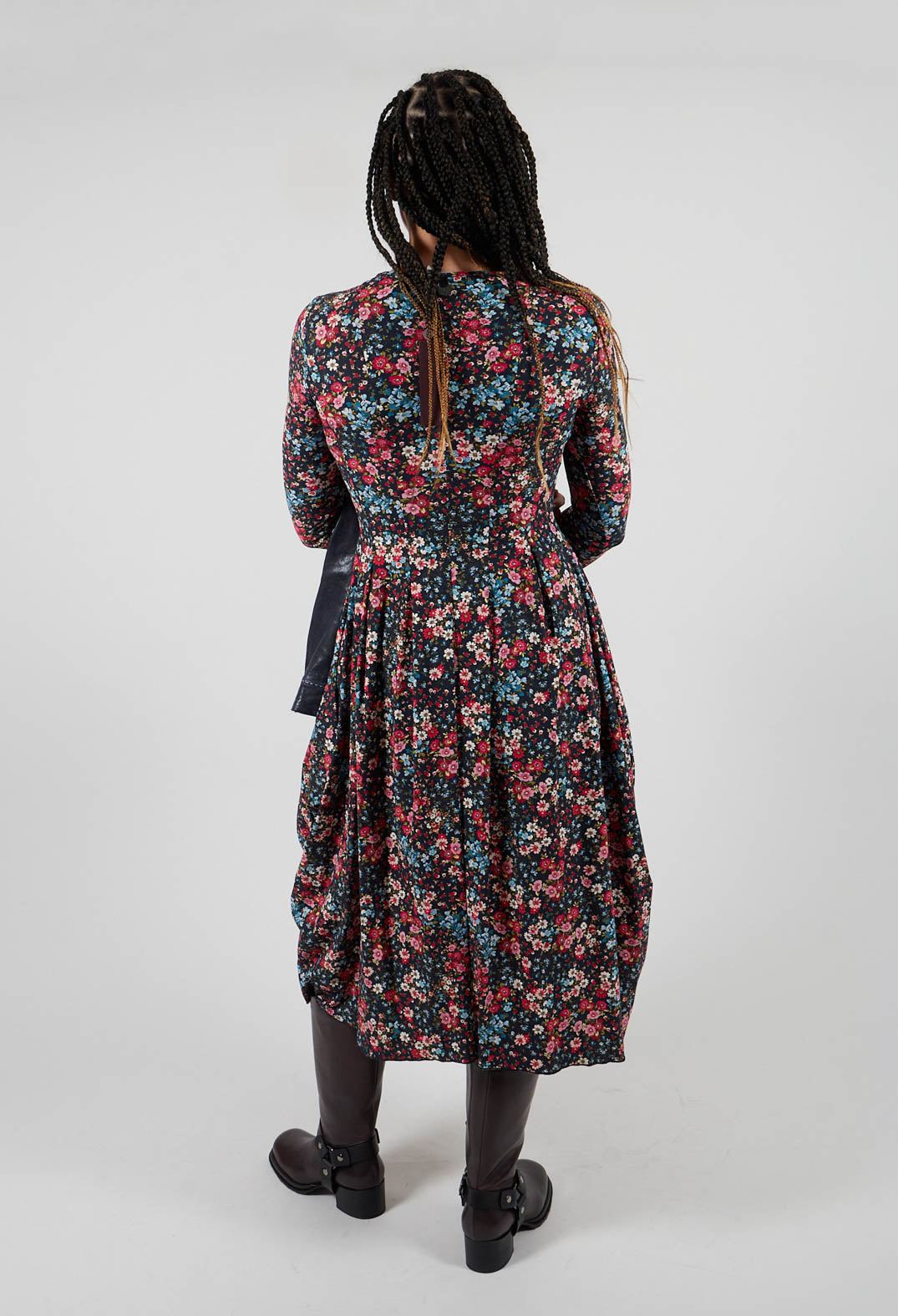 At Length Dress in Multicolour Floral