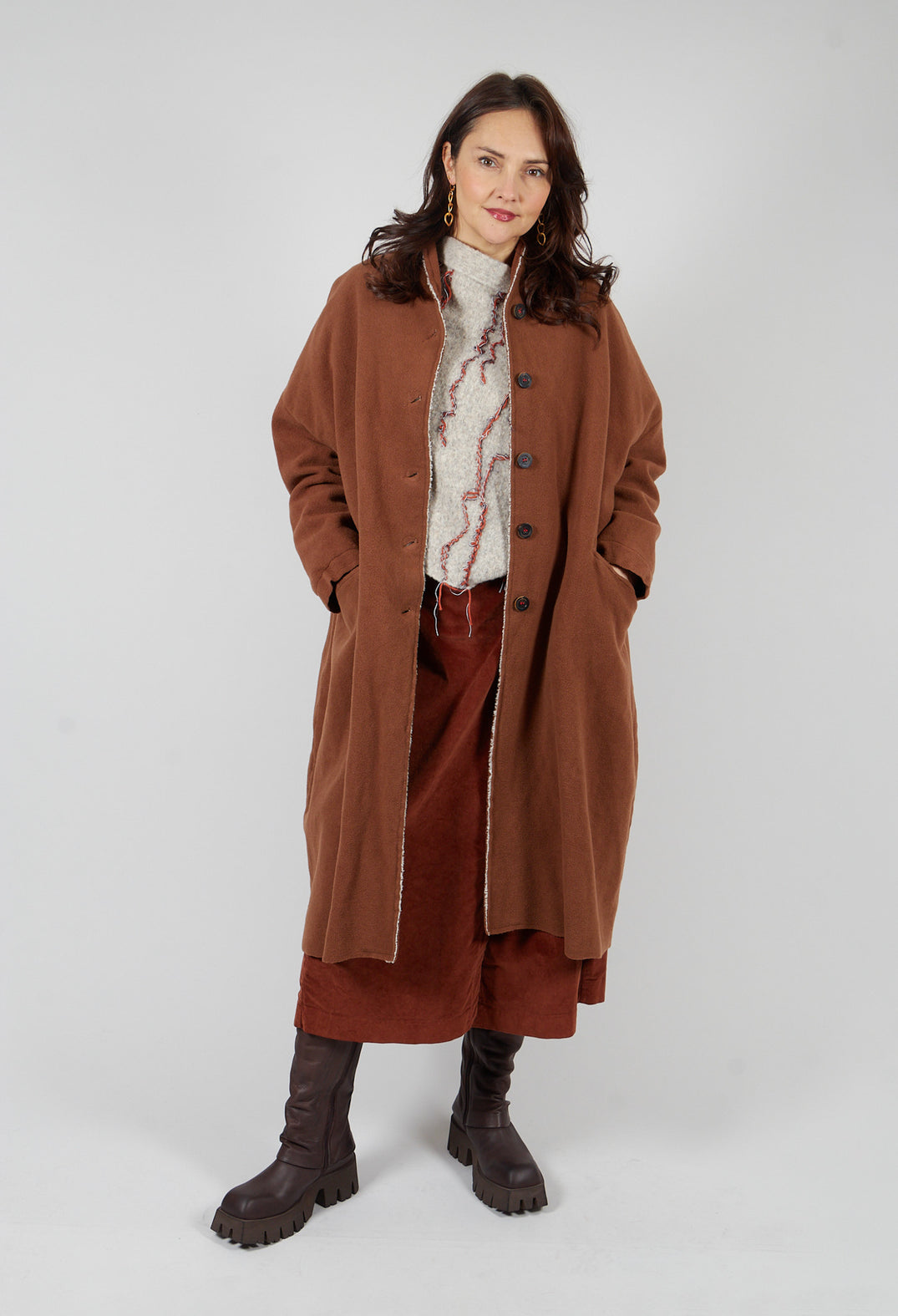 Coat Melina in Cinnamon