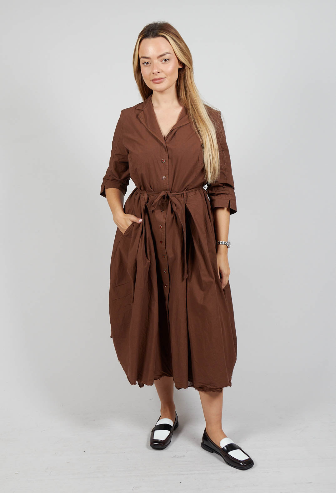 Dress Doralice in Cinnamon