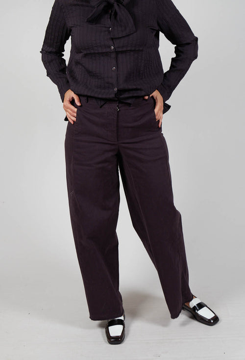 Pants Pura in Plum