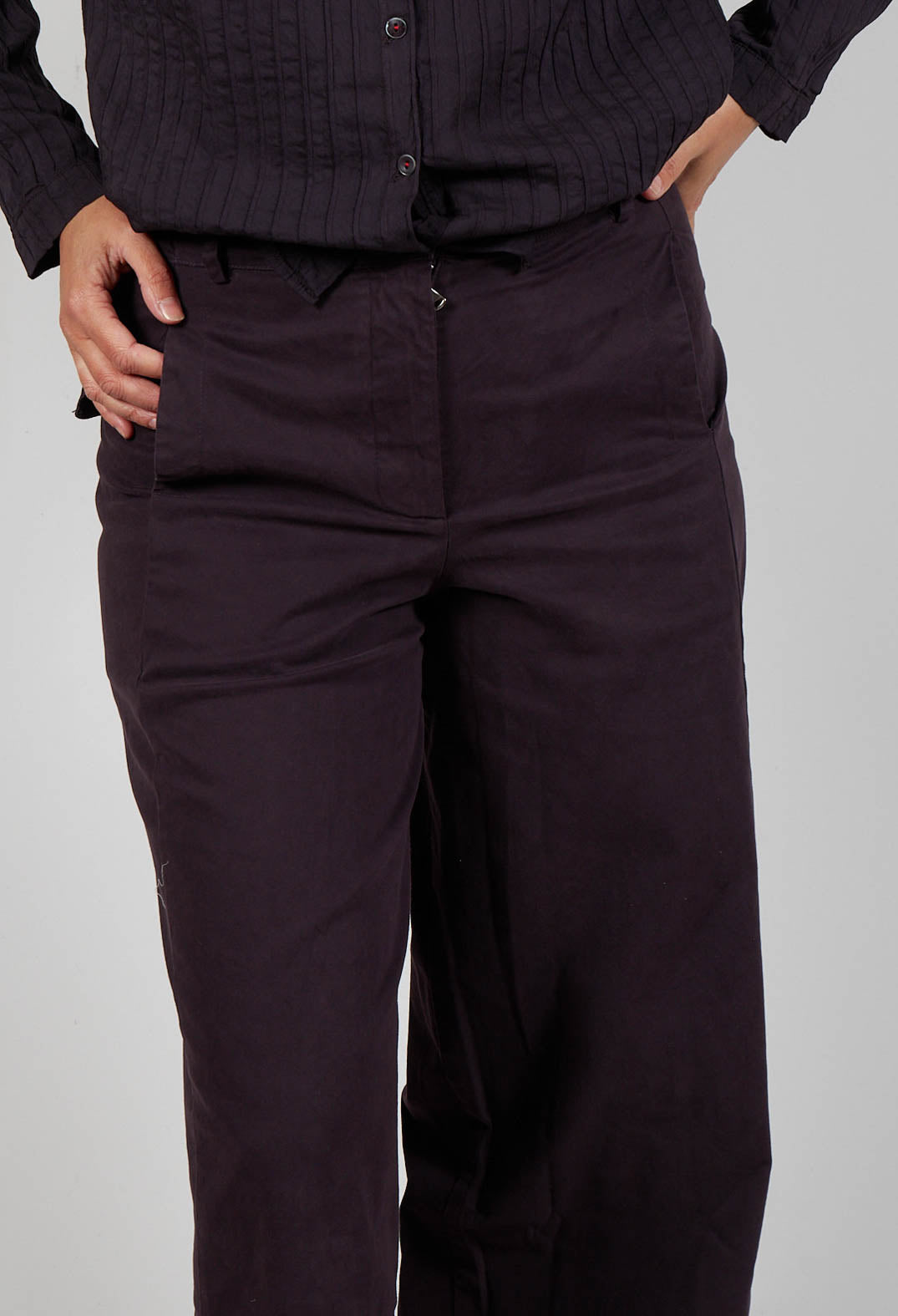 Pants Pura in Plum