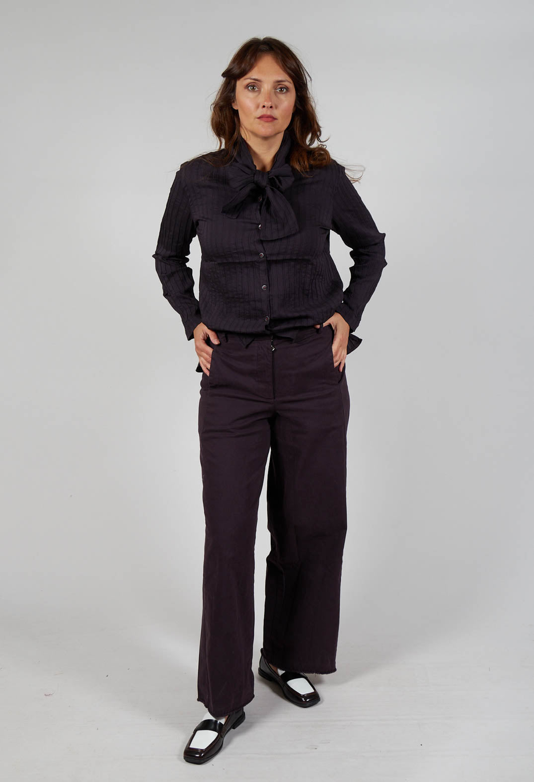 Pants Pura in Plum