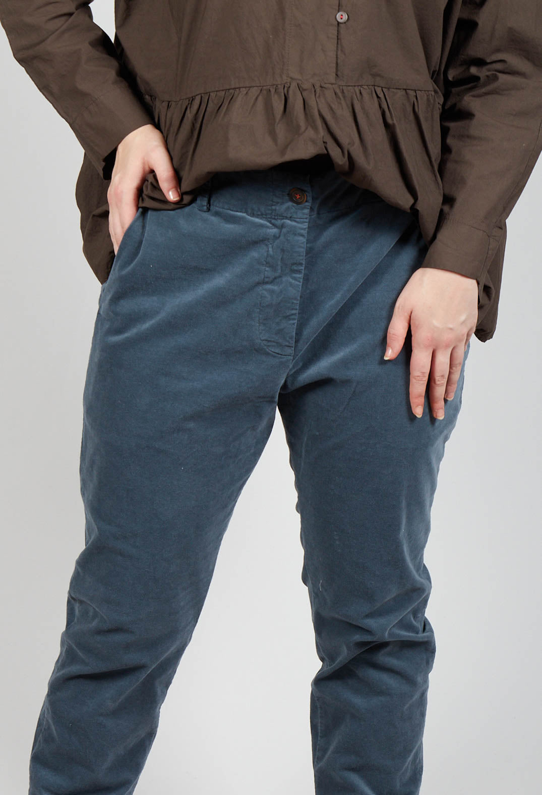 Prospera Trousers in Zinc