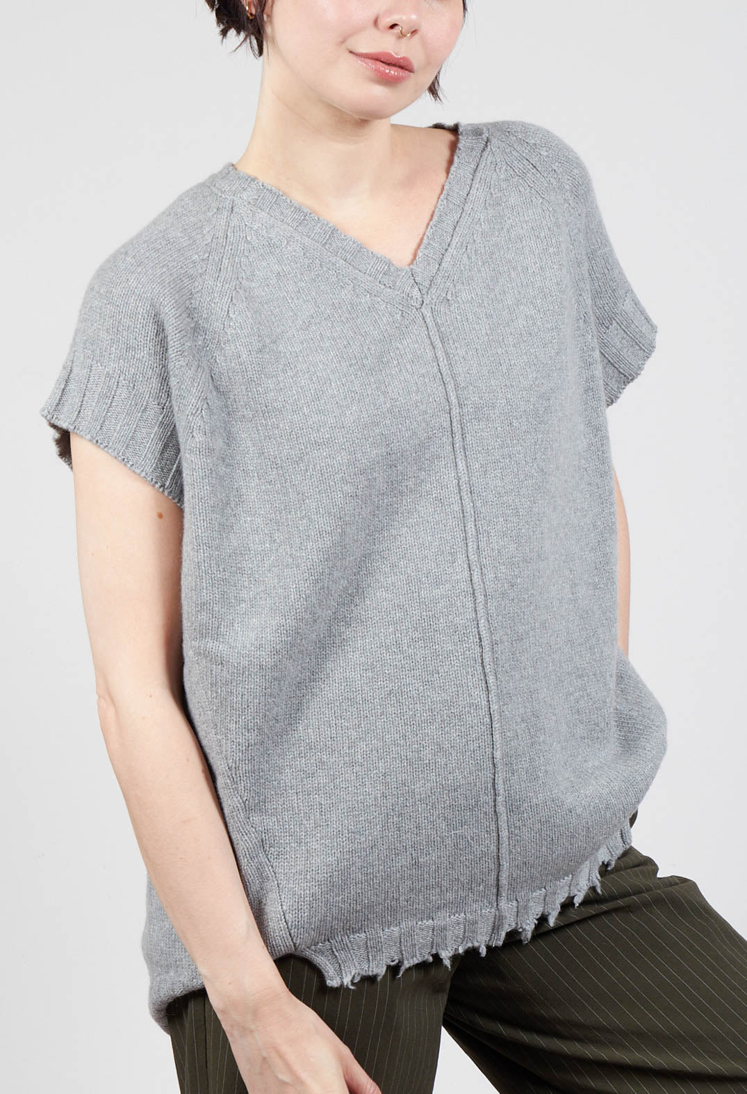 Klori Gilet in Grey