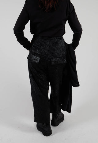 Fluid Big Trousers in Black