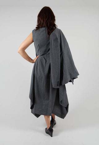 Sleeveless Smock Dress in Grigio