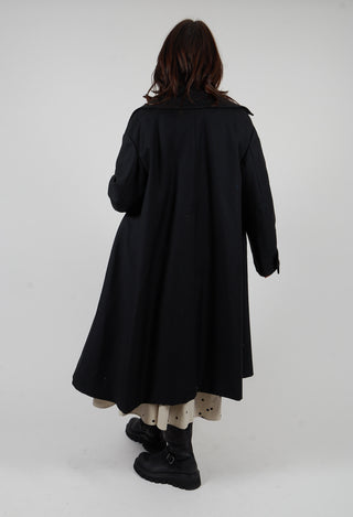 Overcoat in Degas Nero