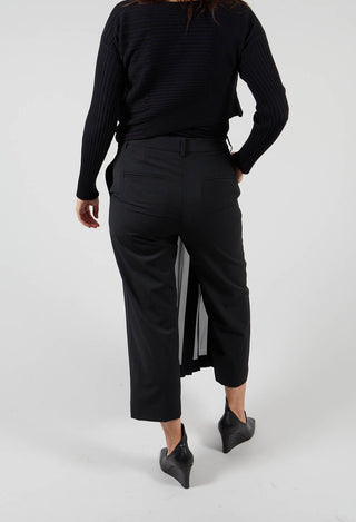 Monteurano Trousers in Nero