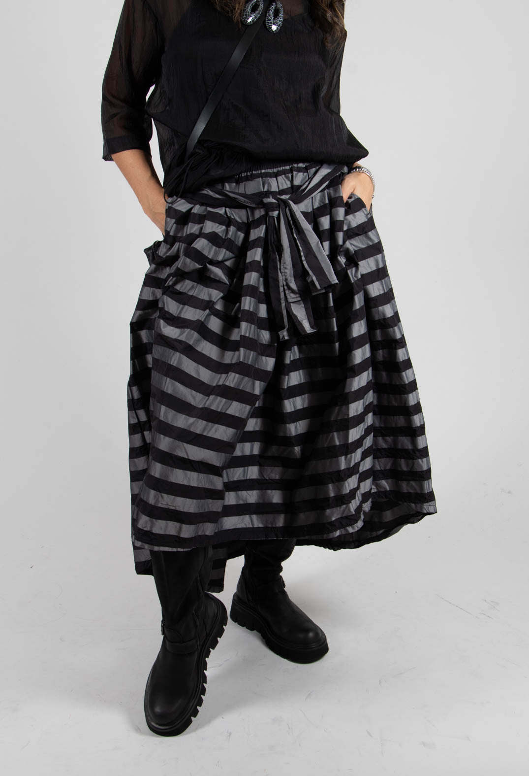 A New T Skirt in Stripe