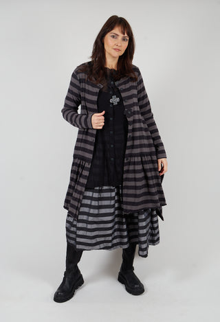 Long Ribbon Jacket in Stripe