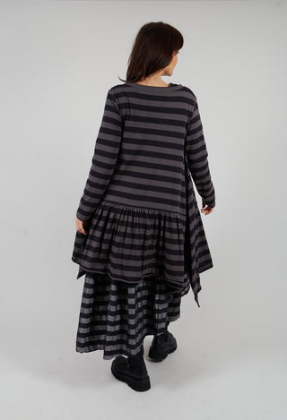 Long Ribbon Jacket in Stripe