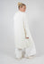 Cable Knit Long Cardigan in Off White