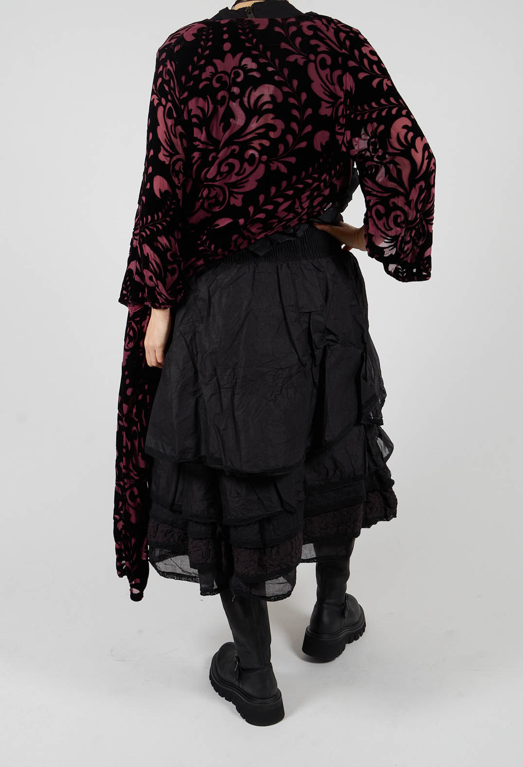 Madou Skirt in Organza Noir