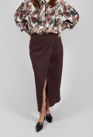 Jersey Pencil Skirt in Java