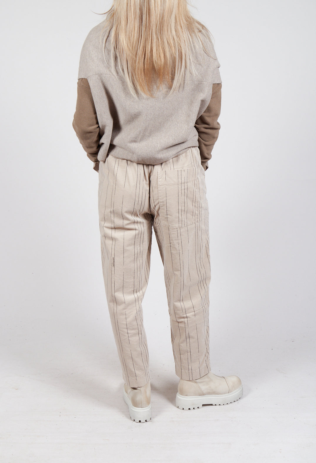 Terra PR Trousers in Tpins Gesso