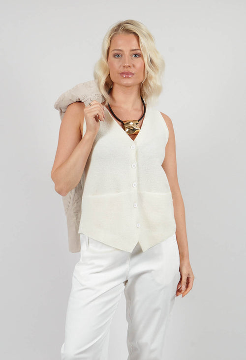 Junai Vest in Undyed