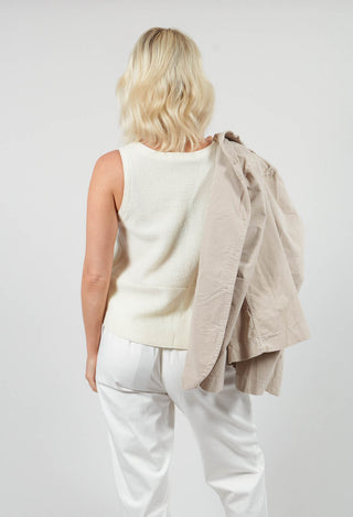 Junai Vest in Undyed