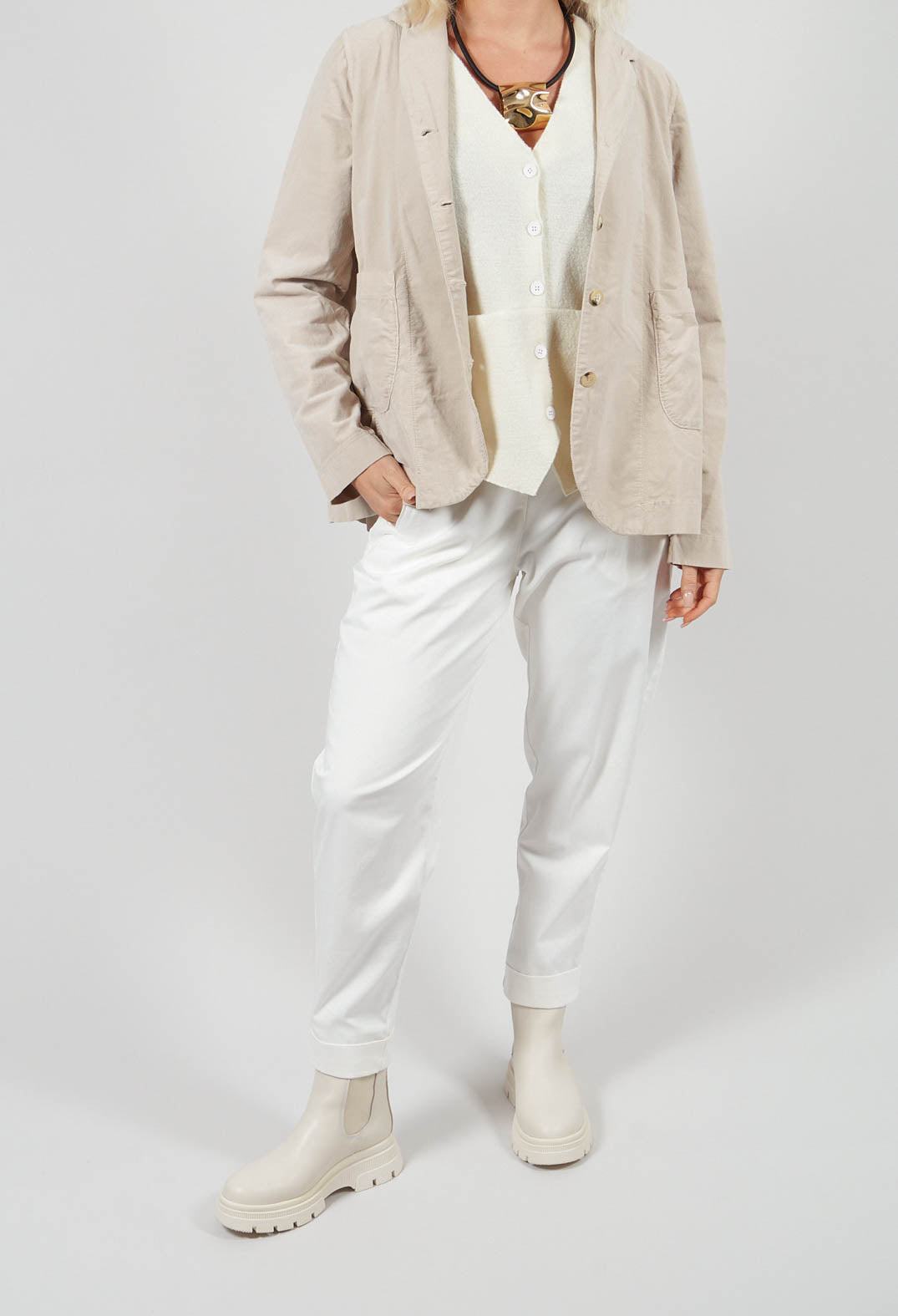 Geisha Long Trousers in  Undyed