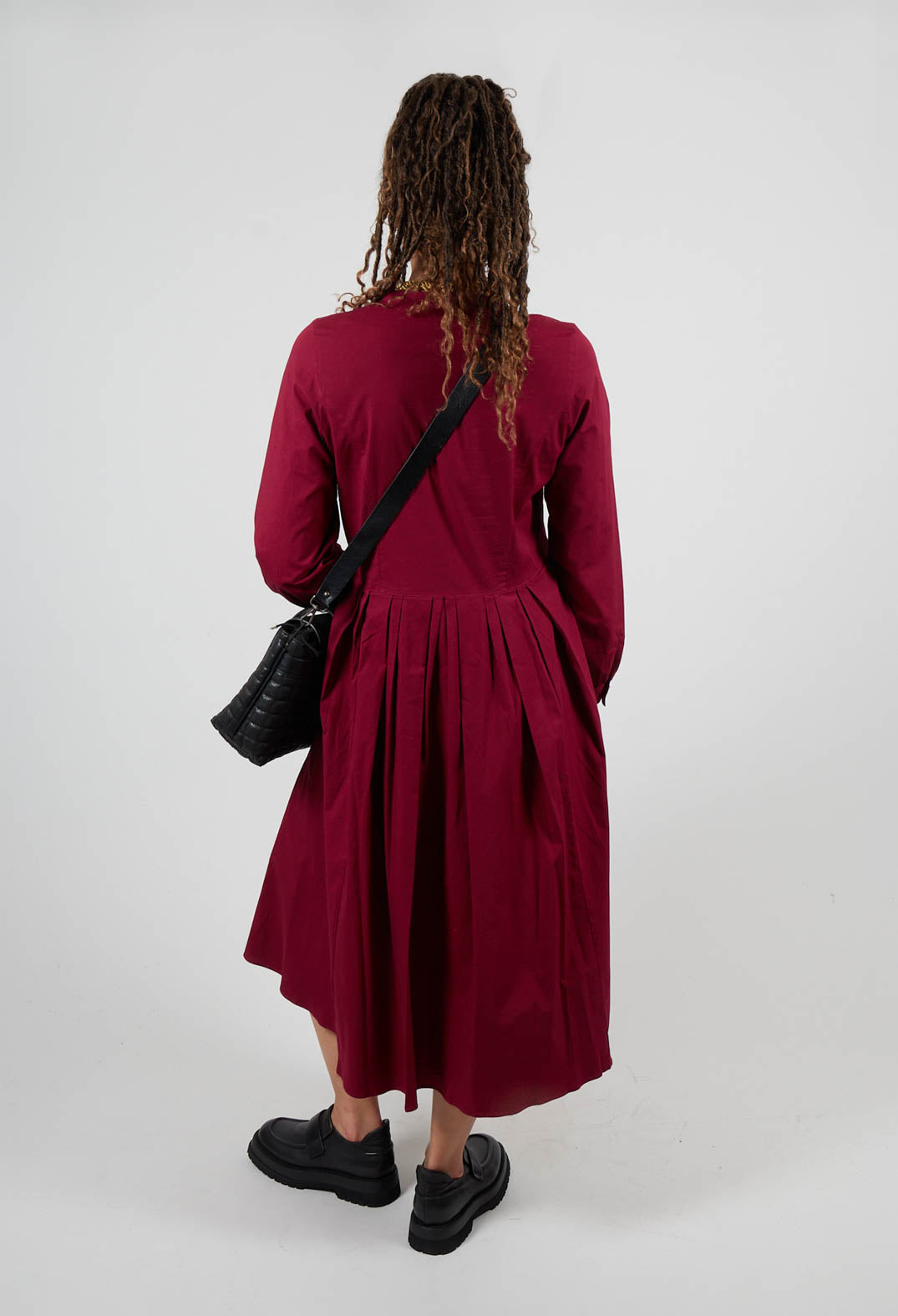 Maleha Dress in Scarlet