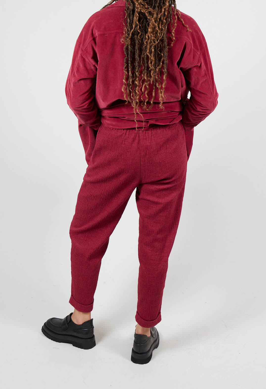 Geisha Trousers in Scarlet