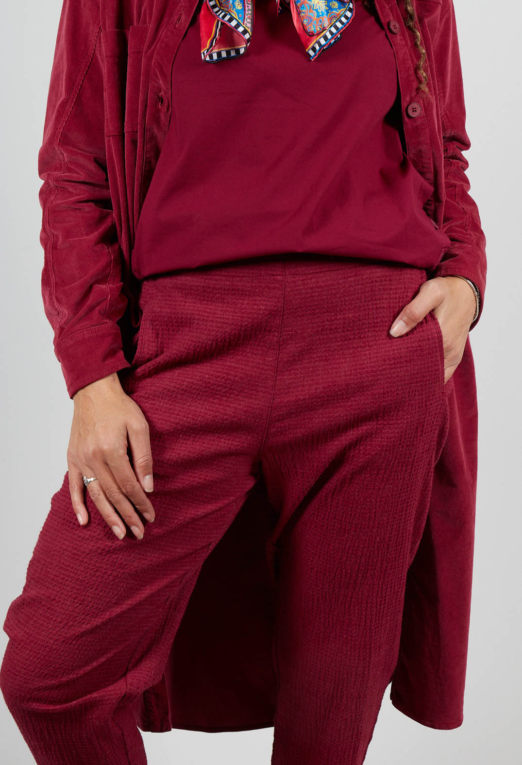 Geisha Trousers in Scarlet