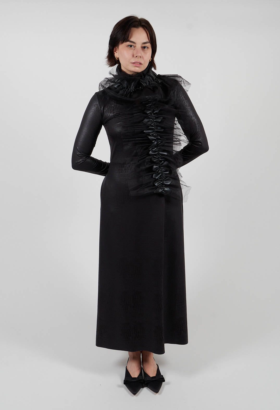 Daga Dress in Black