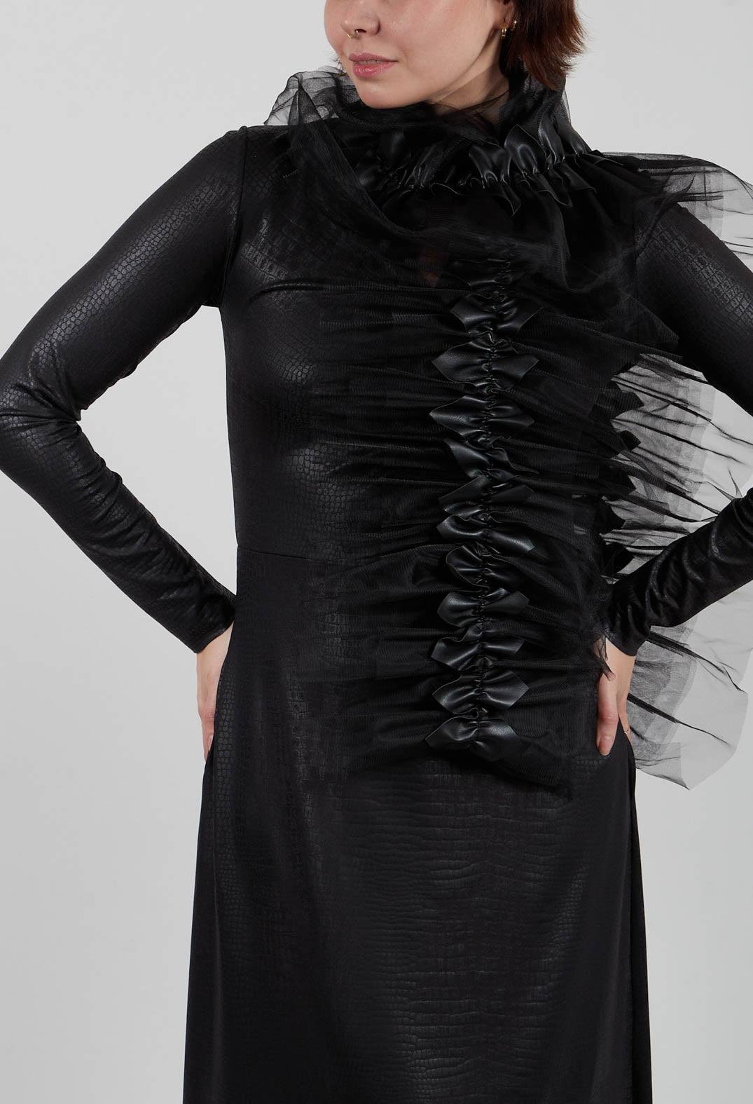 Daga Dress in Black