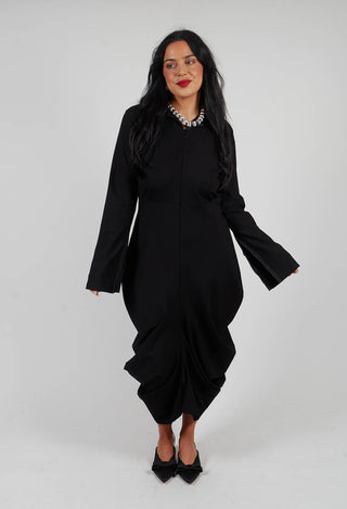 Jersey Vino Dress in Black