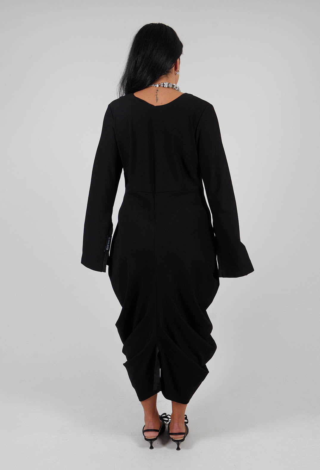 Jersey Vino Dress in Black