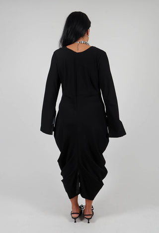 Jersey Vino Dress in Black