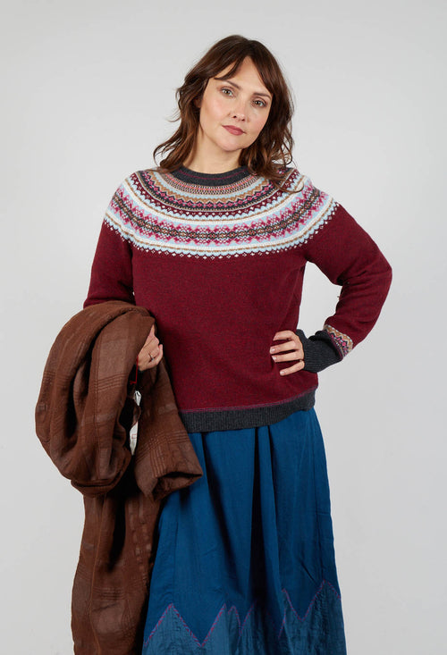 Alpine Short Sweater in Potpourri