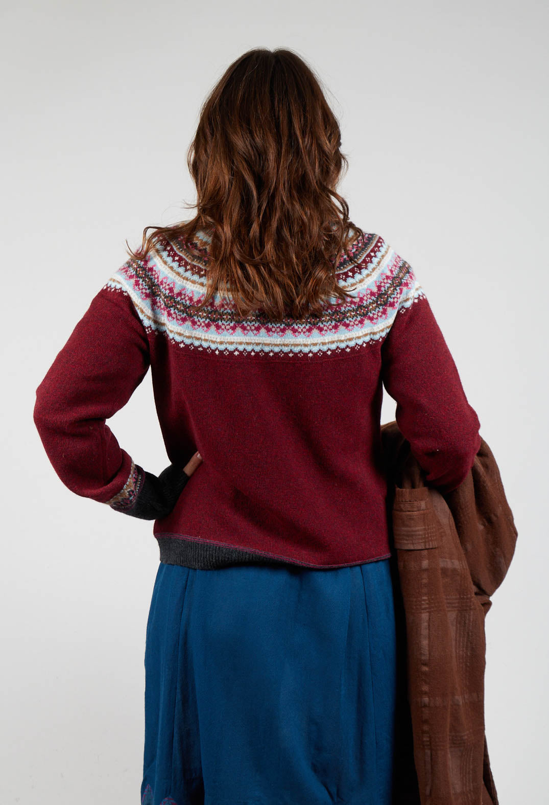 Alpine Short Sweater in Potpourri