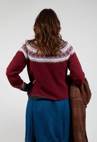 Alpine Short Sweater in Potpourri