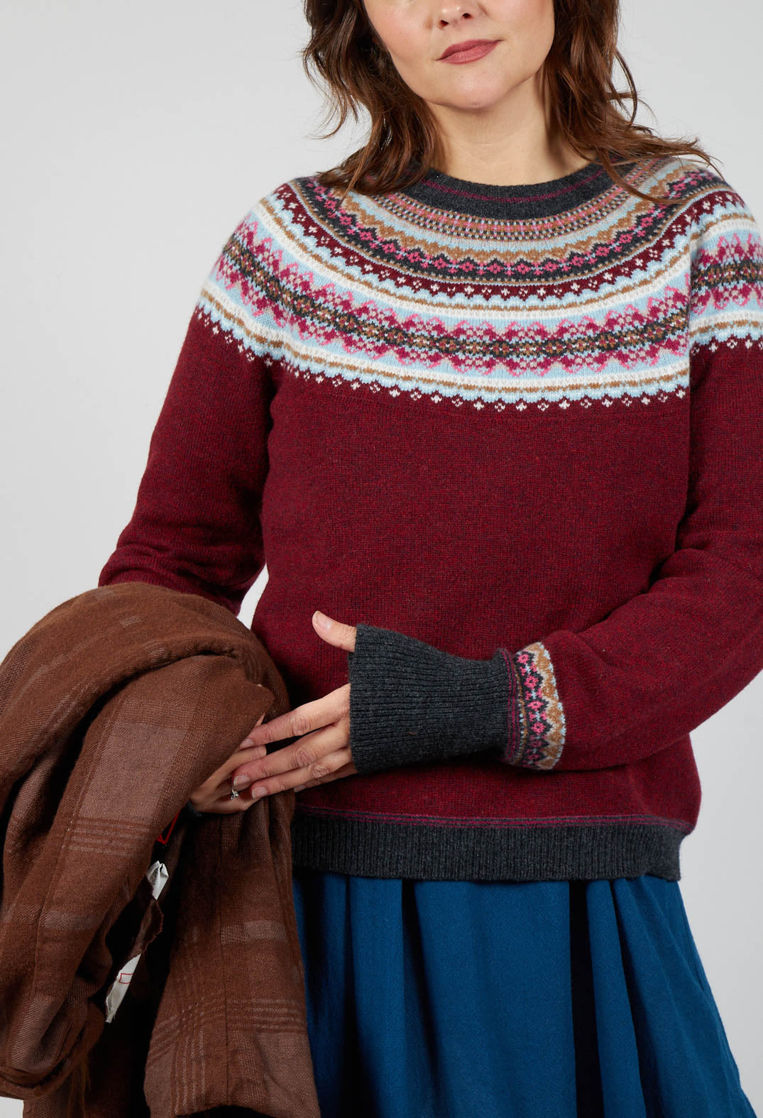 Alpine Short Sweater in Potpourri