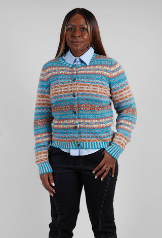 Kinross Cardigan in Topaz