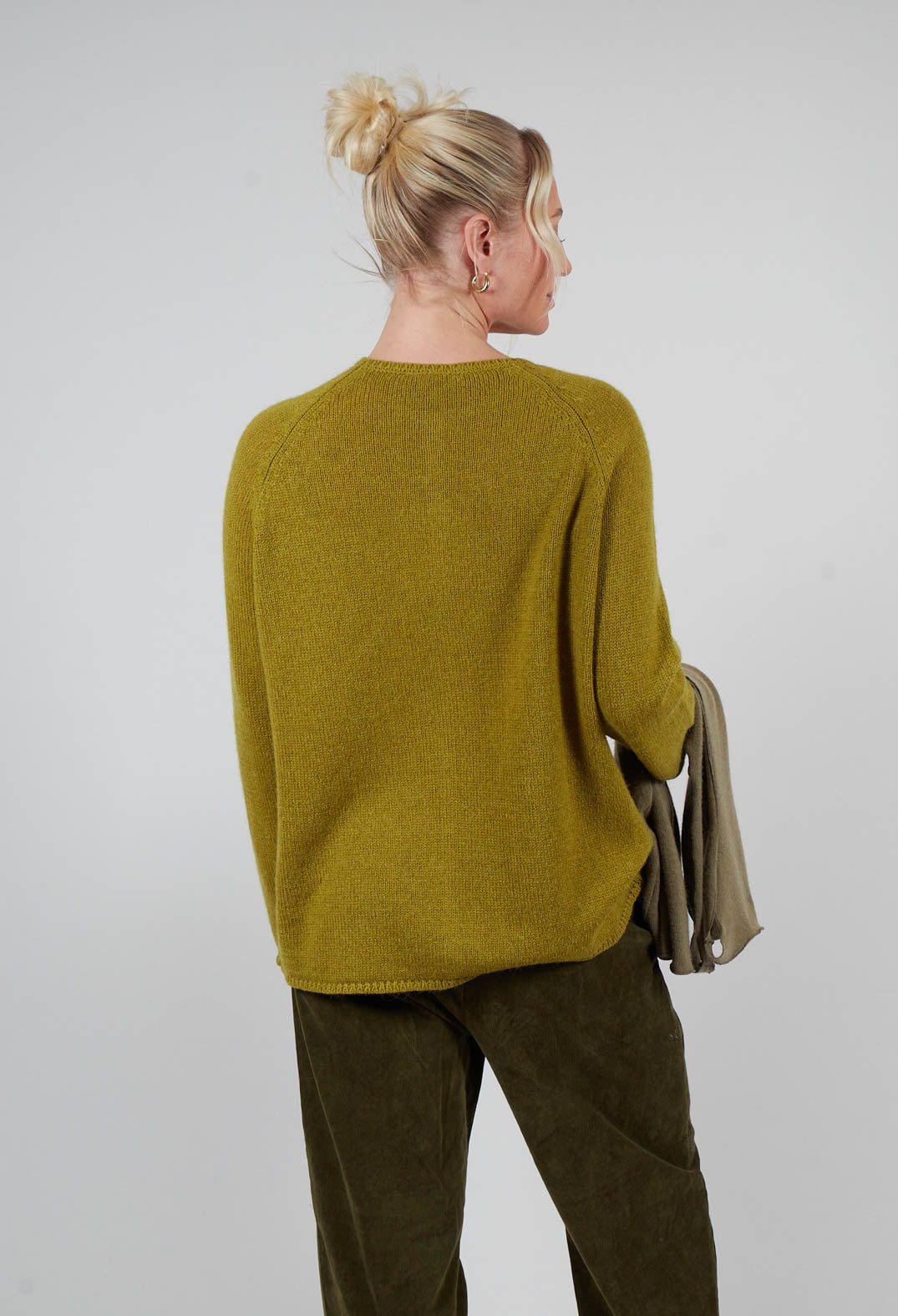 Cashmere Cardigan in Green