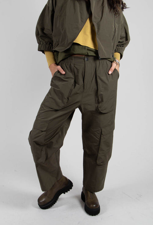 Cargo Style Trousers in Khaki