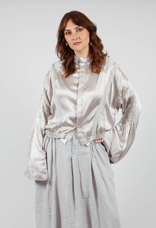 Long Sleeve Silk Shirt in Original