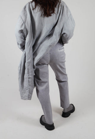 Straight Leg Trousers in Grey