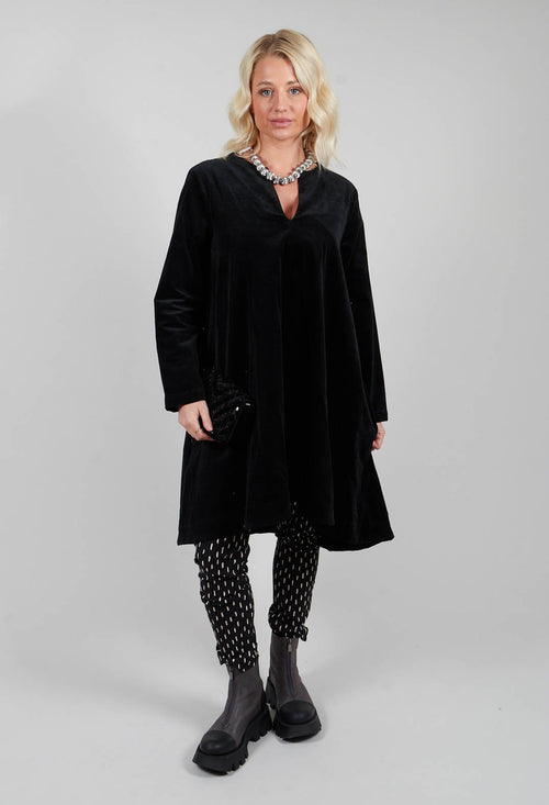 Longline Tunic in Black