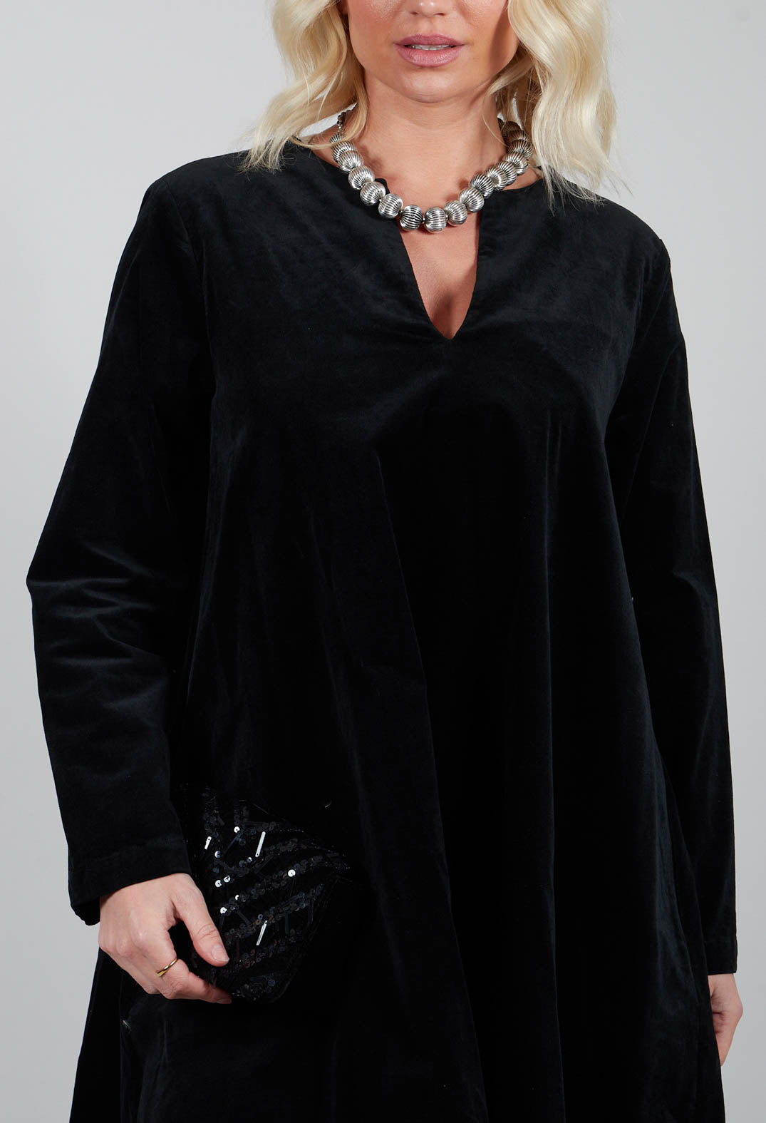 Longline Tunic in Black