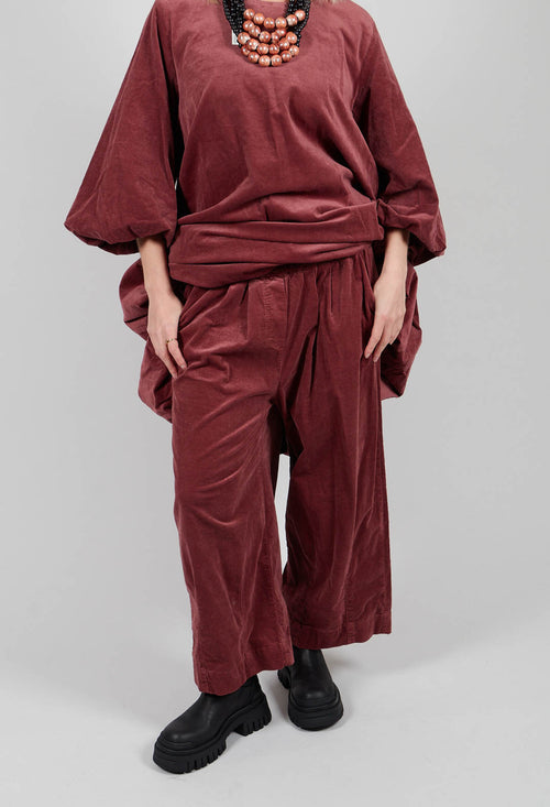 Elasticated Culottes in Intense Rust