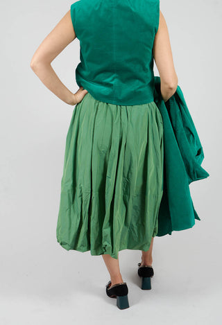 Midi Skirt in Apple Green