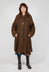 Wool Overcoat in Brown