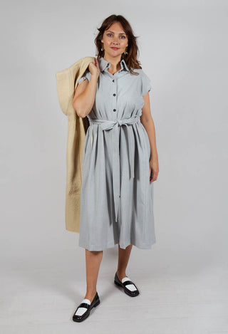 Peter Pan Dress in Grey